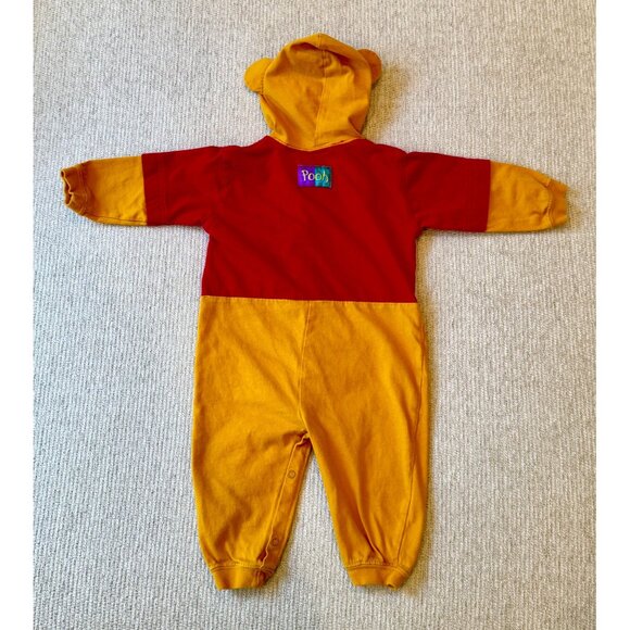 Vintage The Disney Store Winnie the Pooh Outfit Costume Baby 90s Y2K 6-12 Month - Picture 4 of 5